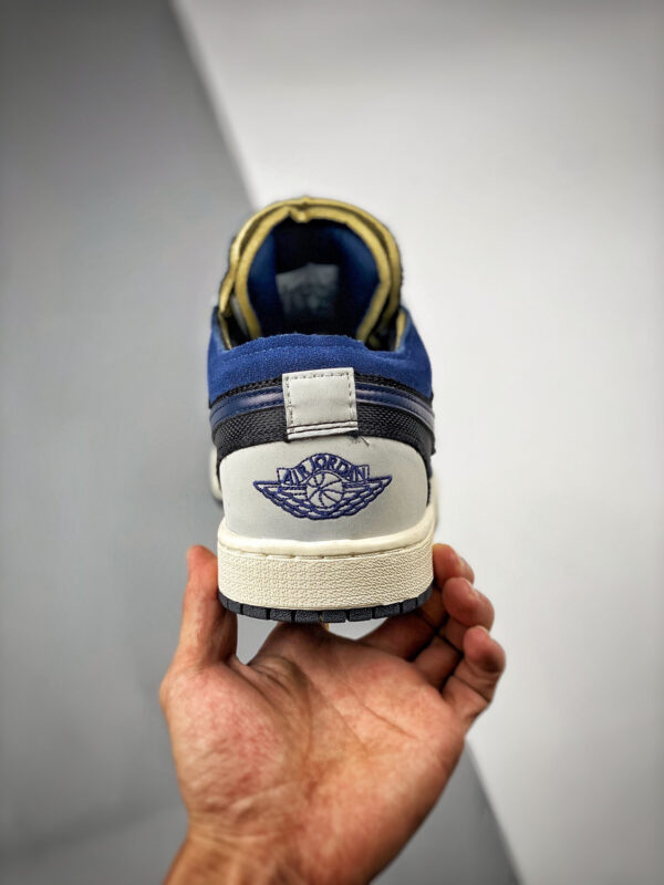 Air Jordan 1 Low SE Craft Obsidian Ashen Slate-French Blue-Sail For Sale