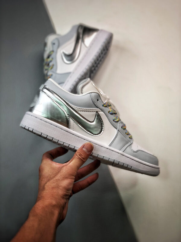 Air Jordan 1 Low SE Tear Away Silver White Light Grey DX6070-101 For Sale