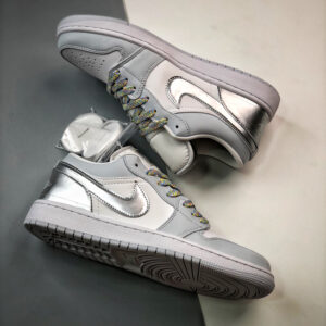 Air Jordan 1 Low SE Tear Away Silver White Light Grey DX6070-101 For Sale