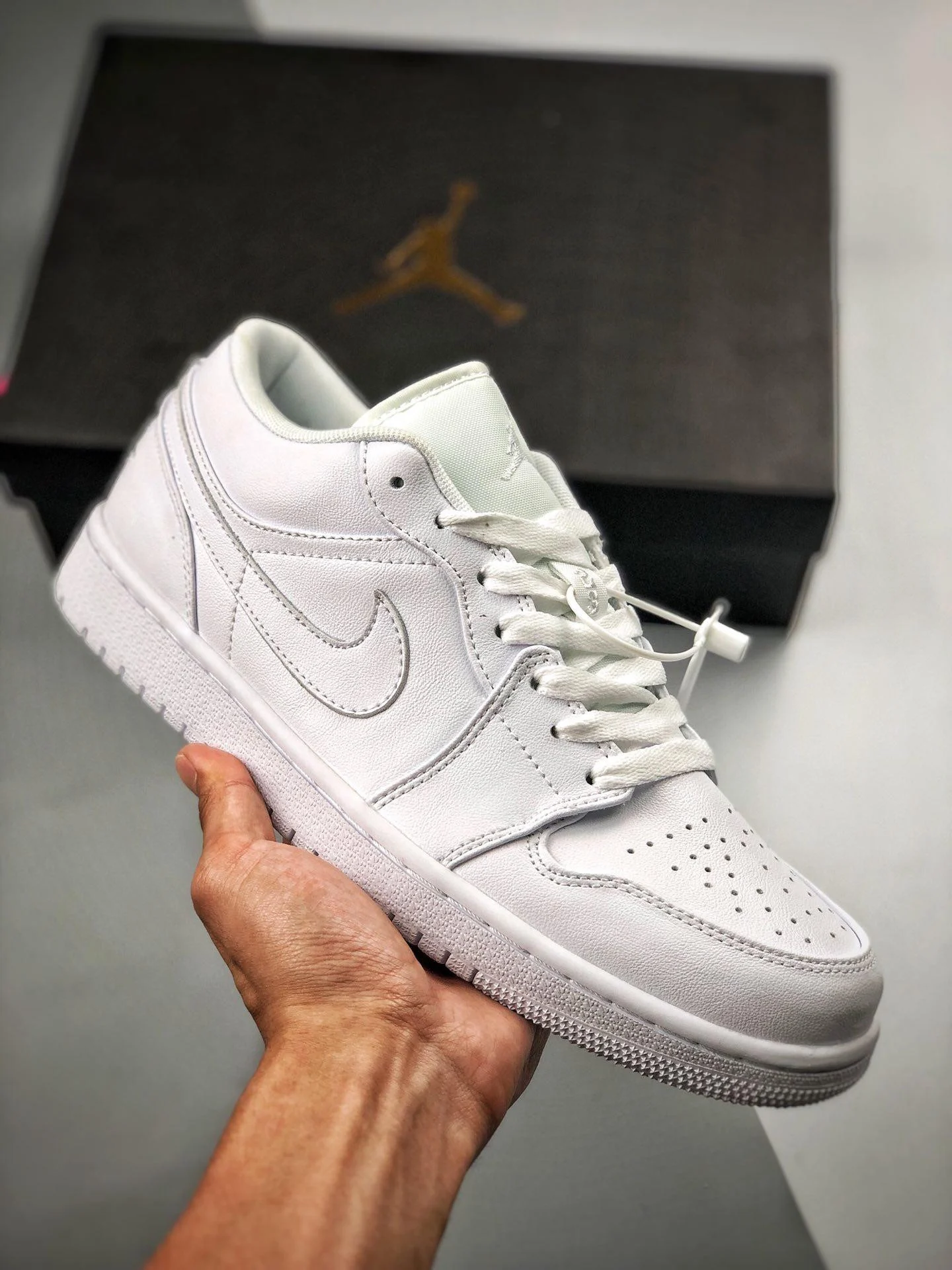 Air Jordan 1 Low Triple White 553558-112 On Sale