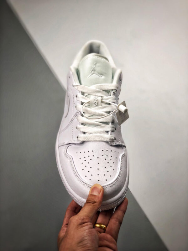 Air Jordan 1 Low Triple White 553558-112 On Sale