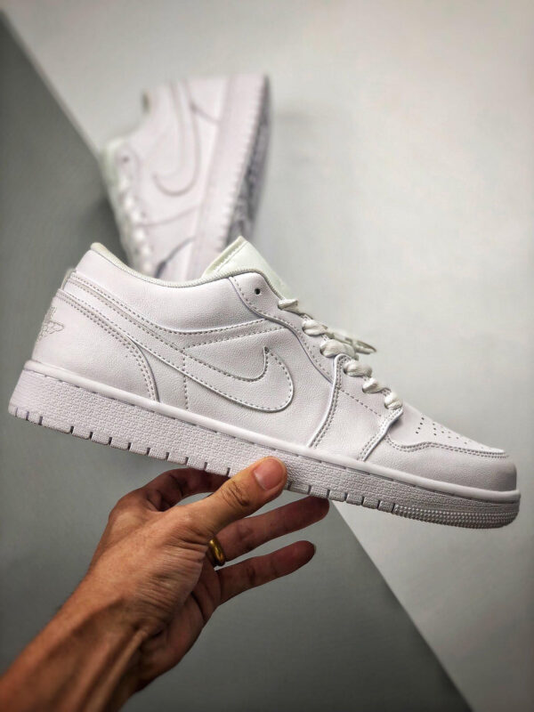 Air Jordan 1 Low Triple White 553558-112 On Sale