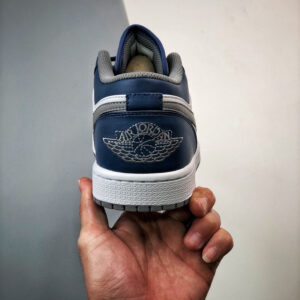 Air Jordan 1 Low True Blue White Cement Grey 553558-412 For Sale