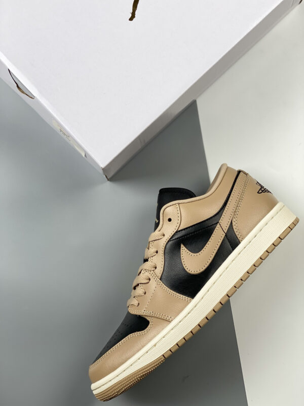 Air Jordan 1 Low Vachetta Tan Desert Sail Black DC0774-201 For Sale