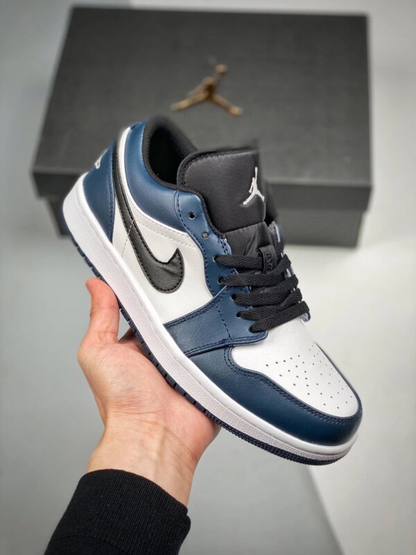 Air Jordan 1 Low White Dark Teal-Black For Sale