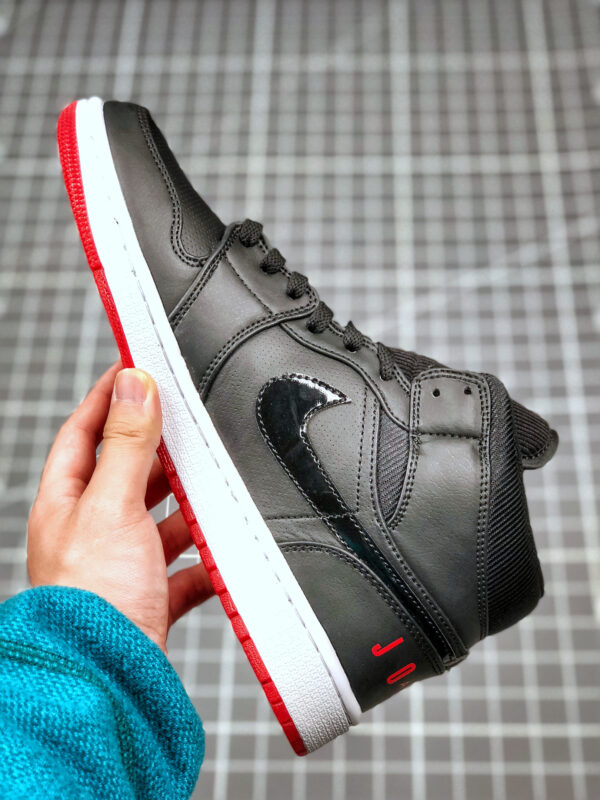 Air Jordan 1 Mid Bred Black University Red-White BQ6578-001 For Sale