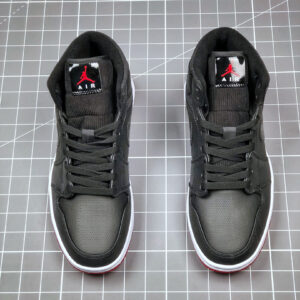 Air Jordan 1 Mid Bred Black University Red-White BQ6578-001 For Sale