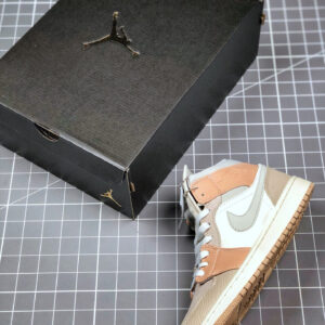 Air Jordan 1 Mid Milan Sail Light Bone-String-Shimmer For Sale