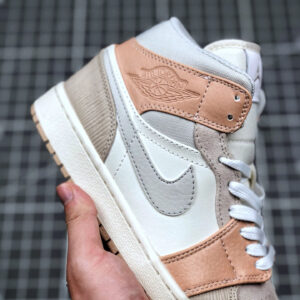 Air Jordan 1 Mid Milan Sail Light Bone-String-Shimmer For Sale