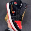 Air Jordan 1 Mid Siempre Familia Black Sail-Roma Green-Chile Red For Sale