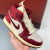 Air Jordan 1 Mid Tiki Leaf Team Red Sail Muslin DZ2820-601 For Sale