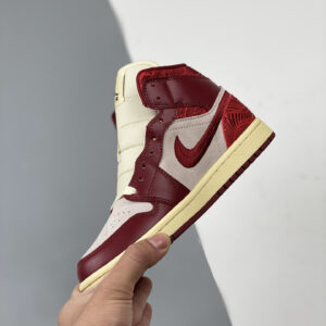 Air Jordan 1 Mid Tiki Leaf Team Red Sail Muslin DZ2820-601 For Sale