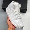 Air Jordan 1 Mid Triple White 554724-130 For Sale