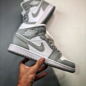 Air Jordan 1 Mid Grey Sail BQ6472-115 For Sale