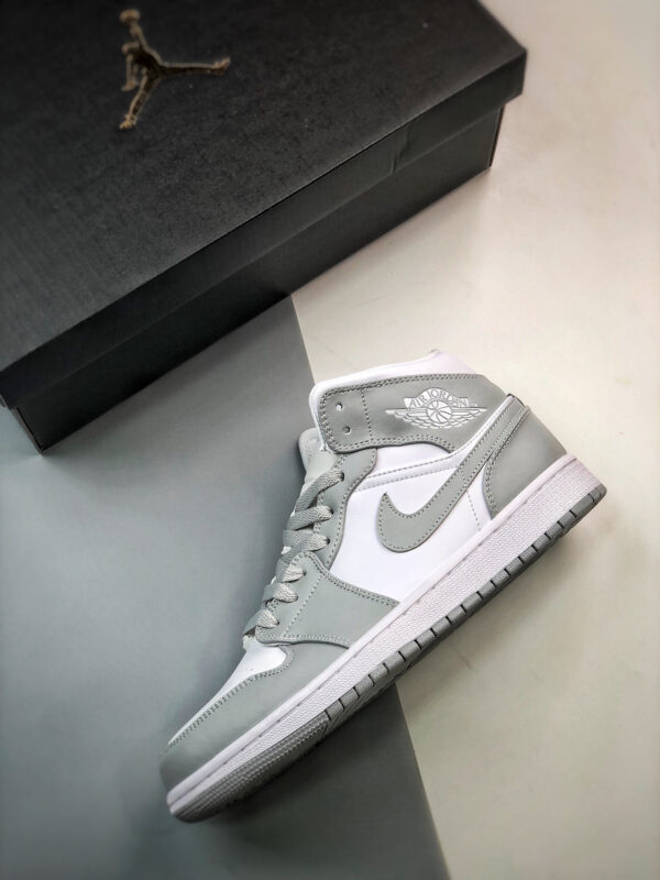 Air Jordan 1 Mid Grey Sail BQ6472-115 For Sale