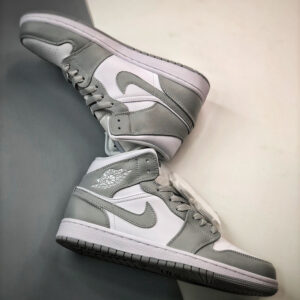 Air Jordan 1 Mid Grey Sail BQ6472-115 For Sale