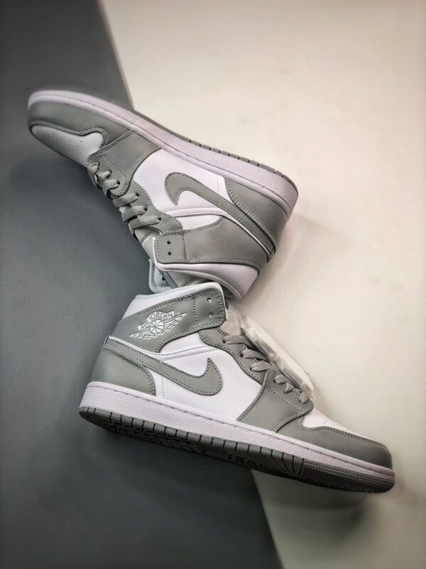 Air Jordan 1 Mid Grey Sail BQ6472-115 For Sale