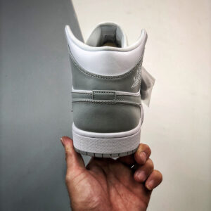 Air Jordan 1 Mid Grey Sail BQ6472-115 For Sale