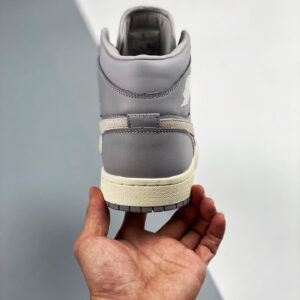 Air Jordan 1 Mid Atmosphere Grey Pale Ivory For Sale