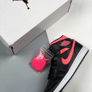 Air Jordan 1 Mid Black Siren RedWhite BQ6472-004 For Sale