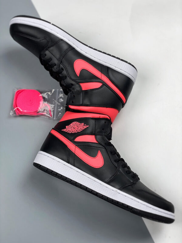 Air Jordan 1 Mid Black Siren RedWhite BQ6472-004 For Sale