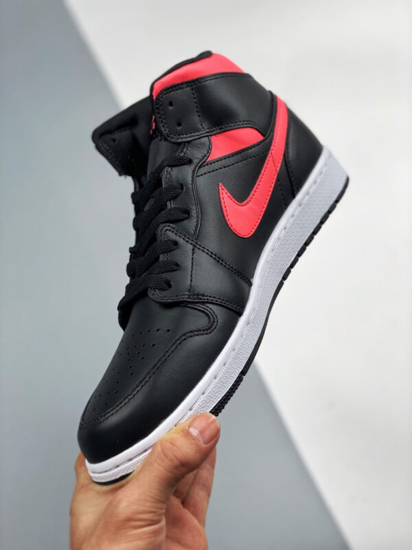 Air Jordan 1 Mid Black Siren RedWhite BQ6472-004 For Sale