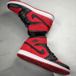 Air Jordan 1 Mid Bred Gym Red Black-White On Sale