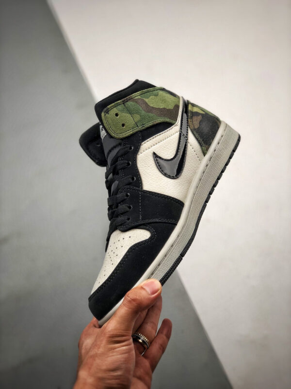 Air Jordan 1 Mid Camo Green CW5490-001 For Sale