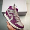 Air Jordan 1 Mid Magenta Light Grey White BQ6472-501 For Sale