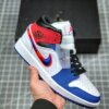 Air Jordan 1 Mid Multicolored Embroidered Swooshes 852542-146 On Sale