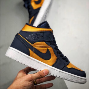 Air Jordan 1 Mid Obsidian Desert Ochre For Sale