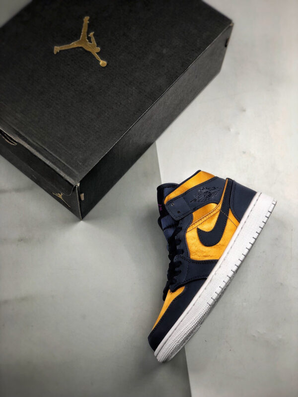 Air Jordan 1 Mid Obsidian Desert Ochre For Sale