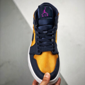 Air Jordan 1 Mid Obsidian Desert Ochre For Sale