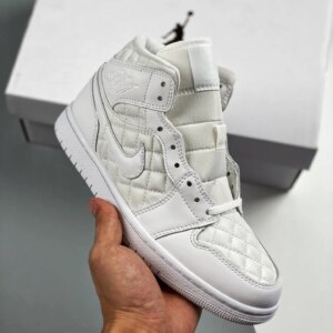 Air Jordan 1 Mid SE White Quilted DB6078-100 For Sale