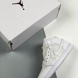 Air Jordan 1 Mid SE White Quilted DB6078-100 For Sale