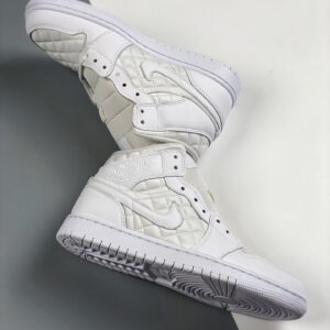 Air Jordan 1 Mid SE White Quilted DB6078-100 For Sale