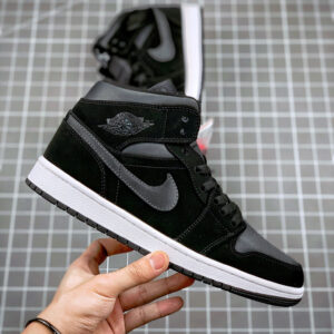 Air Jordan 1 Mid SE Black Grey 852542-012 On Sale