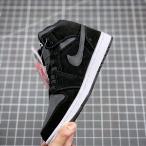 Air Jordan 1 Mid SE Black Grey 852542-012 On Sale