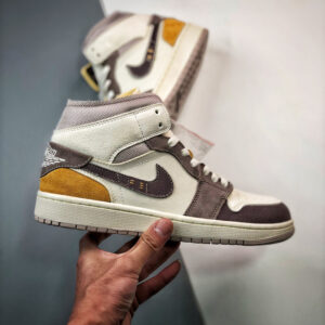 Air Jordan 1 Mid SE Craft Sail Taupe Haze Fossil Stone DM9652-102 For Sale