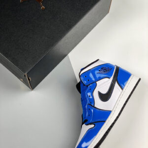 Air Jordan 1 Mid SE Signal BlueWhite-Black For Sale