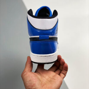 Air Jordan 1 Mid SE Signal BlueWhite-Black For Sale