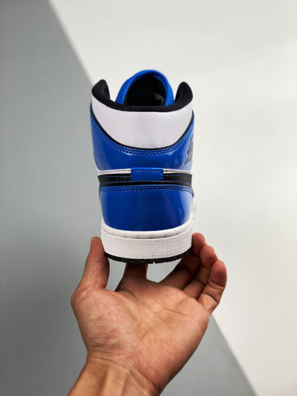 Air Jordan 1 Mid SE Signal BlueWhite-Black For Sale