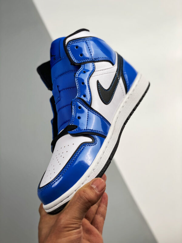 Air Jordan 1 Mid SE Signal BlueWhite-Black For Sale