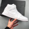 Air Jordan 1 Mid Triple White 554724-109 For Sale