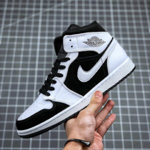 Air Jordan 1 Mid Tuxedo White Black On Sale