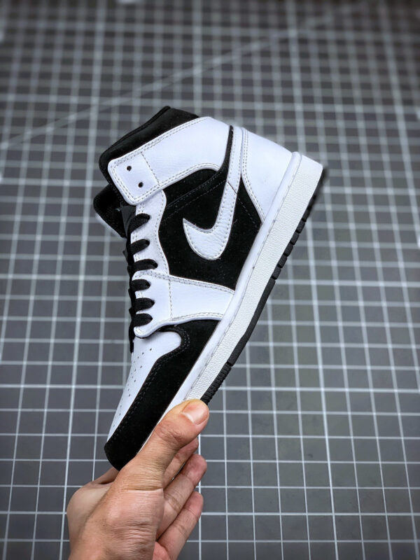 Air Jordan 1 Mid Tuxedo White Black On Sale