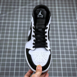 Air Jordan 1 Mid Tuxedo White Black On Sale