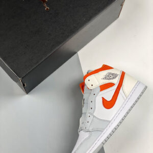 Air Jordan 1 Mid White Starfish-Pure Platinum-Sail For Sale