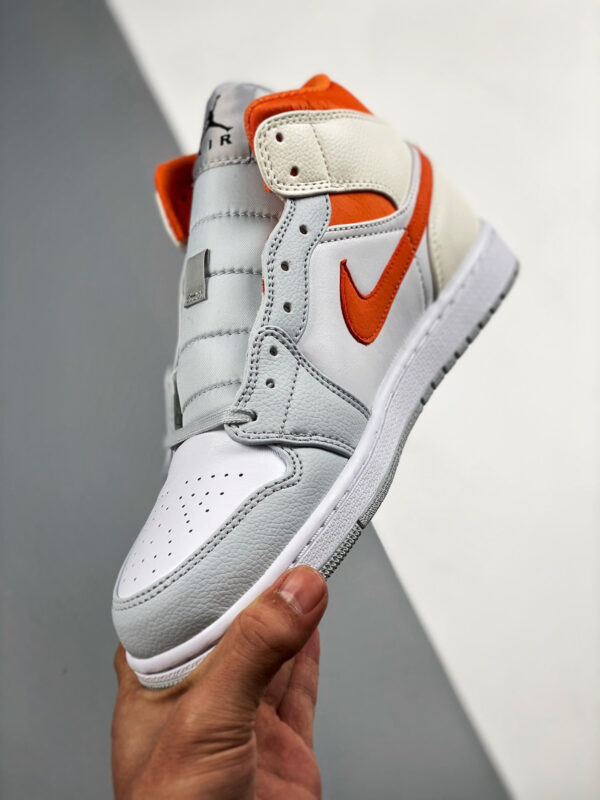 Air Jordan 1 Mid White Starfish-Pure Platinum-Sail For Sale