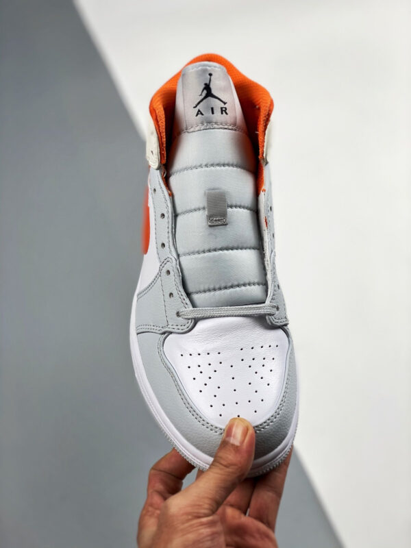 Air Jordan 1 Mid White Starfish-Pure Platinum-Sail For Sale